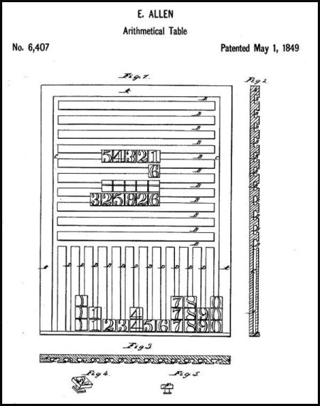 1849 Arithmetic Table