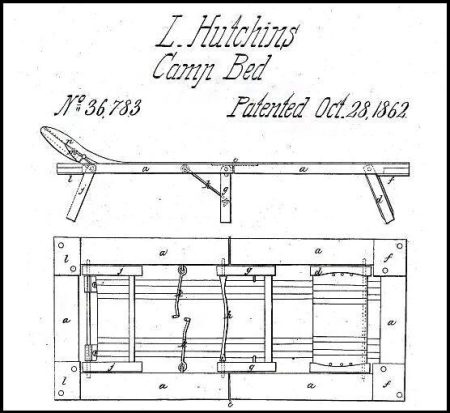1862 Camp Bed
